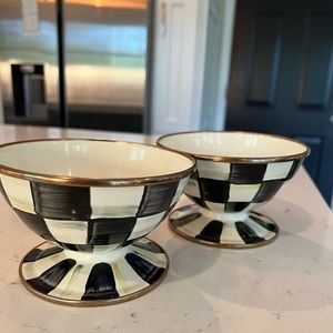 MacKenzie-Child’s Courtly Check Enamel Ice Cream Dish